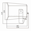 ABS Loudspeaker Tanduk Bertahan Air Berkualitas Tinggi